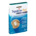 3M™ Tegaderm™ + Pad Pansements transparents avec compresse absorbante (5 x 7cm) 3582P Pansement(S) 5 pc(s)