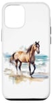 Coque pour iPhone 12/12 Pro Majestic Horse – Hommes, femmes et petites filles, équitation, couleur