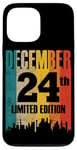 iPhone 13 Pro Max December 24 Limited Edition 24th Day Retro Vintage Birthday Case