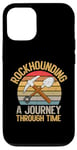 Coque pour iPhone 12/12 Pro Collection de minéraux Rockhounding : un voyage dans le temps