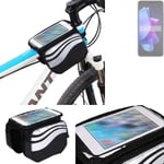 For Tecno Spark Go 2023 bike frame bag bicycle mount smartphone holder top tube 