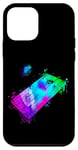 iPhone 12 mini Cornhole Team Bean Bag Player Champ Watercolors Case