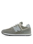 New Balance 574 Evergreen Junior Trainers, Grey, Size 5.5 Older