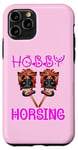 Coque pour iPhone 11 Pro Chevaux Bâton-Cheval HOBBY HORSING