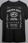 Dunken Världens bästa pappa logo - T-shirt (Dam,XL)