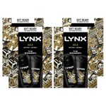 Lynx Mens Gold Body Spray & Wash Gift Set for Him, 4 Pack - One Size