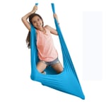 YANFEI Kids Swing Hammock For Autism ADHD ADD Therapy Cuddle Sensory Child Therapy Elastic Parcel Steady Seat Swing (Color : LIGHT BLUE, Size : 100X280CM/39X110IN)