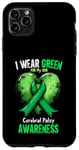 Coque pour iPhone 11 Pro Max I Wear Green for My Son Sensibilisation à la paralysie cérébrale