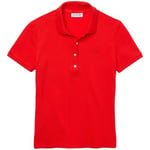 T-shirt Lacoste  Polo Femmes Slim Fit  ref 52088 Groseiller