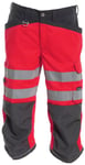 Tranemo 4090-45-97-C44 First Grade HI-VIS Pantalon Taille C44 Rouge/Gris