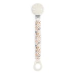 Suavinex, Attache Tétine en Tisu, Attache Sucette avec Clip et Plaque en Silicone, Accroche Tétine pour Bébés +0 Mois, Attache Tétine pour la Sucette Wonder et Wonderland, Floral