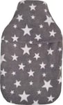 Vagabond Bags Ltd Stars Grey 2 Litre Hot Water Bottle and Cover