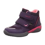 Superfit Storm Leicht gefütterte Gore-Tex Sneaker, Lila/Rosa 8500, 4.5 UK