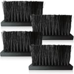 Lot De 4 Brosses De Rechange Pour Ustensiles De Cheminée, Cheminée, Cheminée, Cheminée, Brosse De Rechange Allongée, Brosse De Rechange Pour La Maison Et Le Nettoyage De La Cheminée