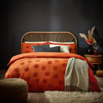 Pumpkin Tufted Halloween 100% Cotton Duvet Cover Set