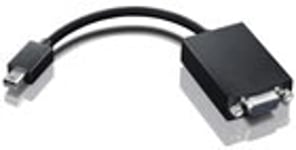 Lenovo Mini Displayport To Vga Adapter Vga (d-sub) Mini Displayport Svart