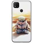 ERT GROUP Coque de téléphone Portable pour Xiaomi REDMI 9C Original et sous Licence Officielle Star Wars Motif Baby Yoda 015 Parfaitement adapté à la Forme du téléphone Portable, Coque en TPU