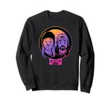 Jay & Silent Bob Colorful Cartoon Gradient Portraits Sweatshirt