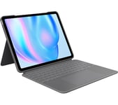 LOGITECH Combo Touch 13 iPad Keyboard Folio - Grey, Silver/Grey