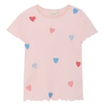 Minymo Ribbad T-shirt Pink Dogwood | Rosa | 92 cm