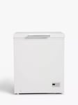 John Lewis JLCH145/2 Chest Freezer, White