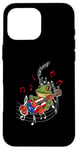 iPhone 16 Pro Max Puerto Rico Flag Coqui Frog Play Guitar Puerto Rican Music Case