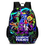 Rainbow Friends Tema Ryggsäck Barn Cartoon Resväska Skolväska Present Till Pojkar Flickor