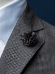 Brun lapel pin blomma