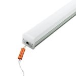 M Ledme - Barre Linéaire LED Trian 40W Avec Led Intégré, peut être relié, 4000 lumens, Couleur Lumière Froide (6000K), 120 cm, Câble De Connexion Inclus. Facile à installer. LM1175