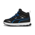 PUMA Evolve Trail PS Sneaker, Black-Hyperlink Blue, 32.5 EU