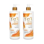 2x Cantu TXTR Cleansing Oil Shampoo Sleek Color Treated Hair+Curls 16 oz/473 ml