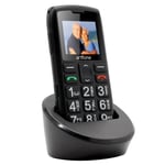 Senioripuhelin Artfone C1+, Dual SIM, musta (LT, LV, EE, RU)