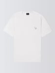 PS Paul Smith Cotton Blend Regular Fit Zebra Logo T-Shirt, White