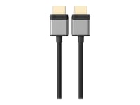 Alogic Slim Super Ultra - Hdmi-Kabel - Hdmi Hane Till Hdmi Hane - 2 M - Rymdgrå - 4K120hz Stöd, 8K60hz Stöd, Dubbelriktad