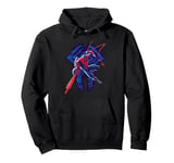 Marvel Spider-Man: Across the Spider-Verse 2099 Glitch Pullover Hoodie