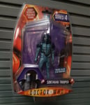 Cult BBC TV Dr Who Sontaran Trooper Series 4 toy Action Figure 1996, unopened