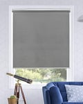 CHICOLOGY Roller Window Shades, Window Blinds, Window Shades for Home, Roller Shades, Window Treatments, Window Blinds Cordless, Door Blinds, Urban Grey (Light Filtering), 44"W X 72"H