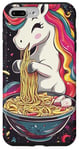 Coque pour iPhone 7 Plus/8 Plus Unicorn Rainbow Ramen Nouilles Amateur de pâtes