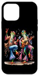 Coque pour iPhone 12 mini Guitare Hippie Meditation Freedom Wreaths