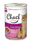 Chuck Chunks Adult Cat Kanasäilykkeet kissoille, kanan kanssa, 400 g