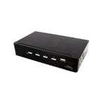 StarTech 4 Port DVI Video Splitter with Audio - Video/audio splitter - 4 x DVI + 4 x audio - desktop - ST124DVIA - video/lyd-splitter - 4 porter