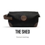 MANSCAPED® The Shed Men's Premium Quality Toiletry Bag, PU Leather Dopp Kit