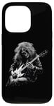 Coque pour iPhone 13 Pro Skeleton Guitar Guy Rock And Roll Band Rock On