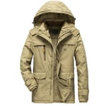 Parka Homme De Marque Plus De Velours À Capuche Detachable Doudoune Hommes Brodé Long Manteau Homme -Zs306821