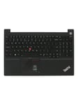 Lenovo - notebook replacement keyboard - with Trackpoint - QWERTY - US with Euro symbol - black - Bærbar tastatur - til udskiftning - Engelsk - Sort