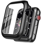 Coque iMoshion rigide + protecteur d'écran pour Apple Watch Serie 4-6 / SE 44 mm - Noir