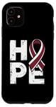 iPhone 11 Hope Throat Cancer Shirt - Oral Head Neck Cancer Awareness Case