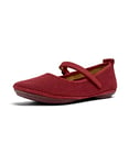 Camper Women's Right Nina K201402 Ballet Flat, Burgundy 004, 4 UK