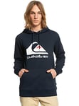 Quiksilver Homme Big Logo Hood Sweater, Navy Blazer, L EU