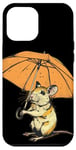 Coque pour iPhone 12 Pro Max Souris originale avec parapluie pour un look tendance